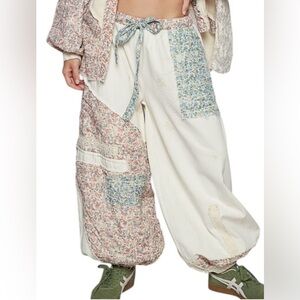 POL Floral Patchwork Jogger